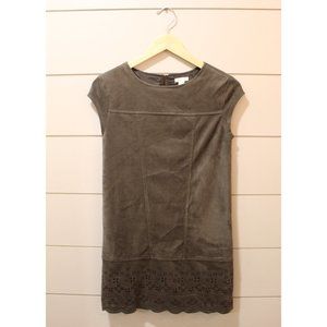 Hunter Green Suede Dress